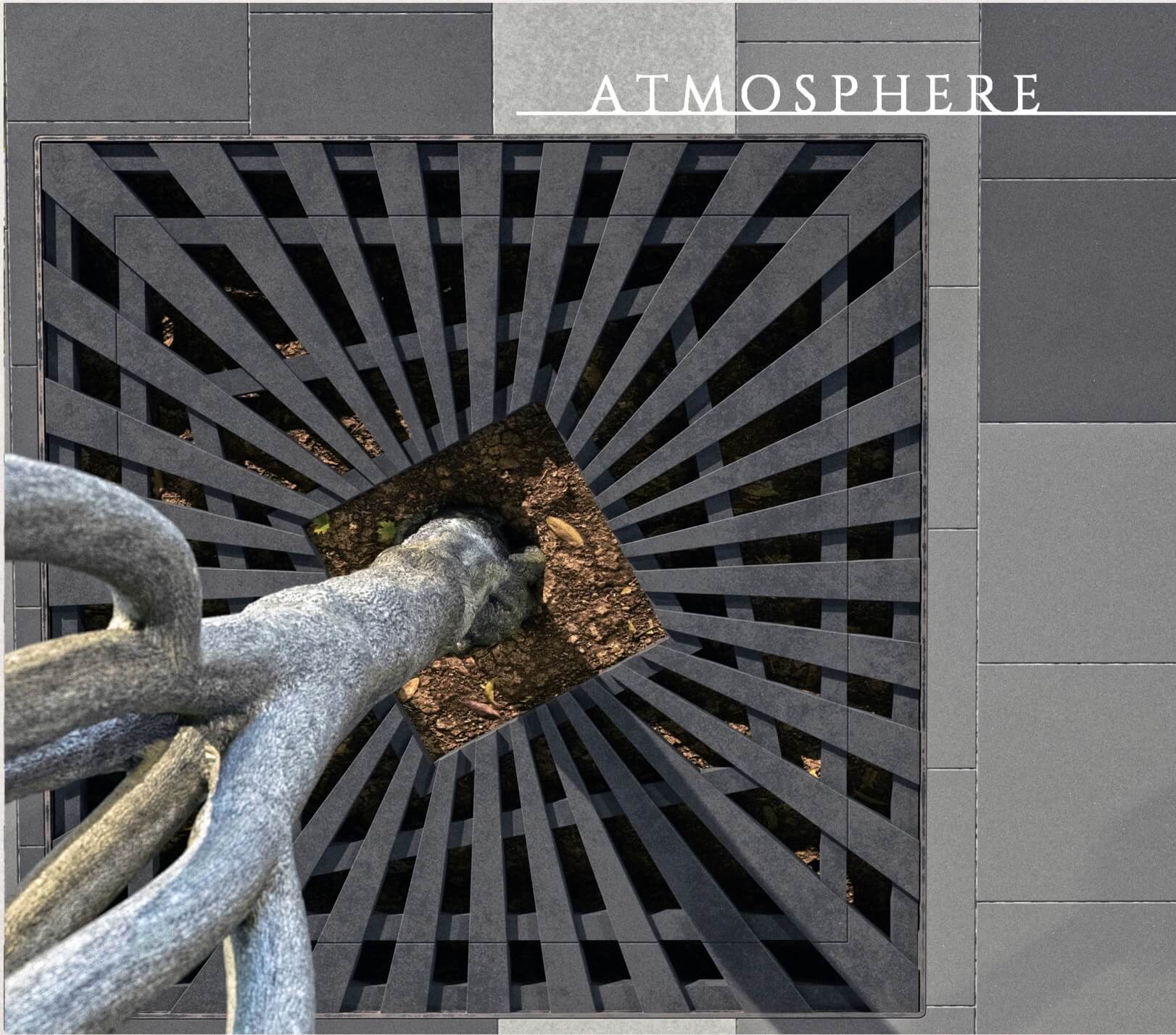 Приствольная решетка для дерева ZKING ATMOSPHERE 1.2х1.2м Черная в Архангельске фото