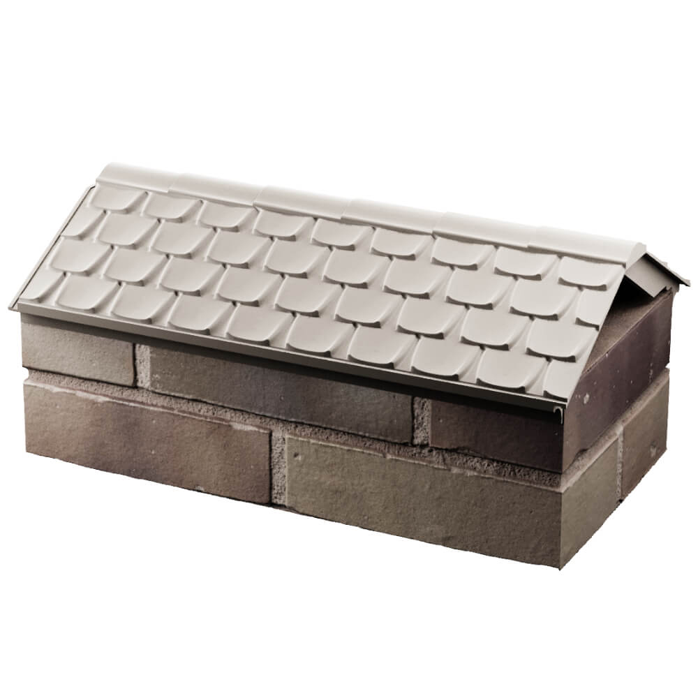 Парапет Zking Эльбрус Бежевый с посадкой на 1 кирпич (255мм) в Архангельске фото