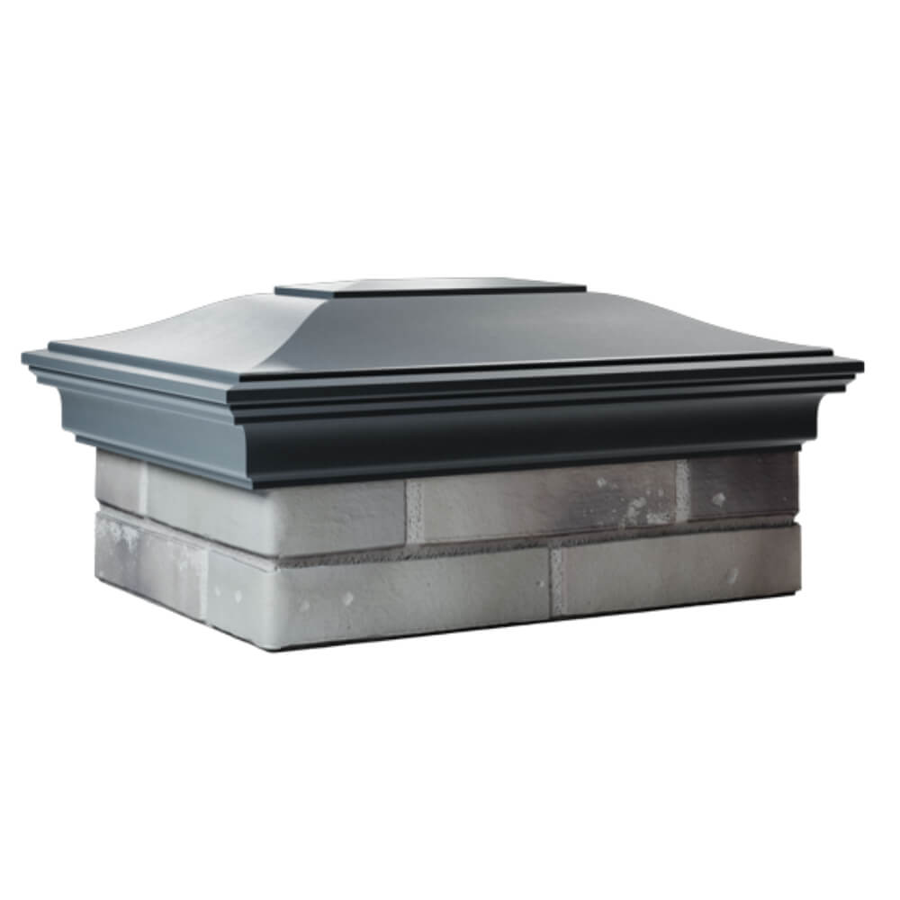 Колпак Zking Монблан Серый на столб 2х1.5 кирпича (515х385мм) в Архангельске фото