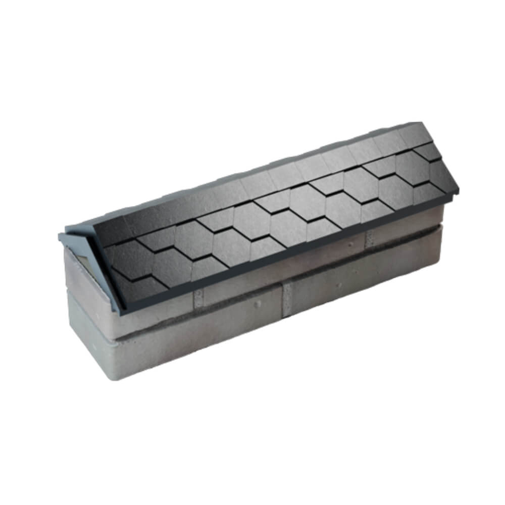 Парапет Zking Эверест Черный с посадкой на 0.5 кирпича (130мм) в Архангельске фото