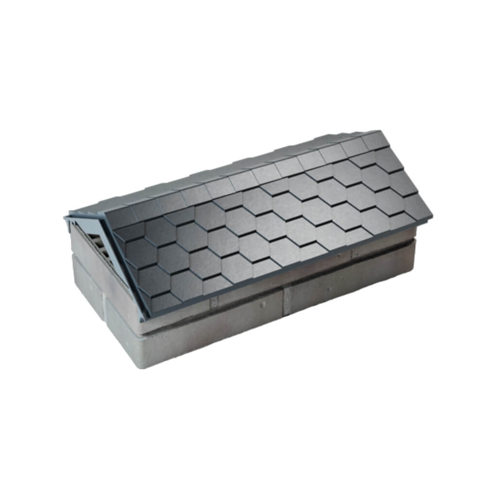 Парапет Zking Эверест Серый с посадкой на 1 кирпич (200/225/255мм) в Архангельске фото