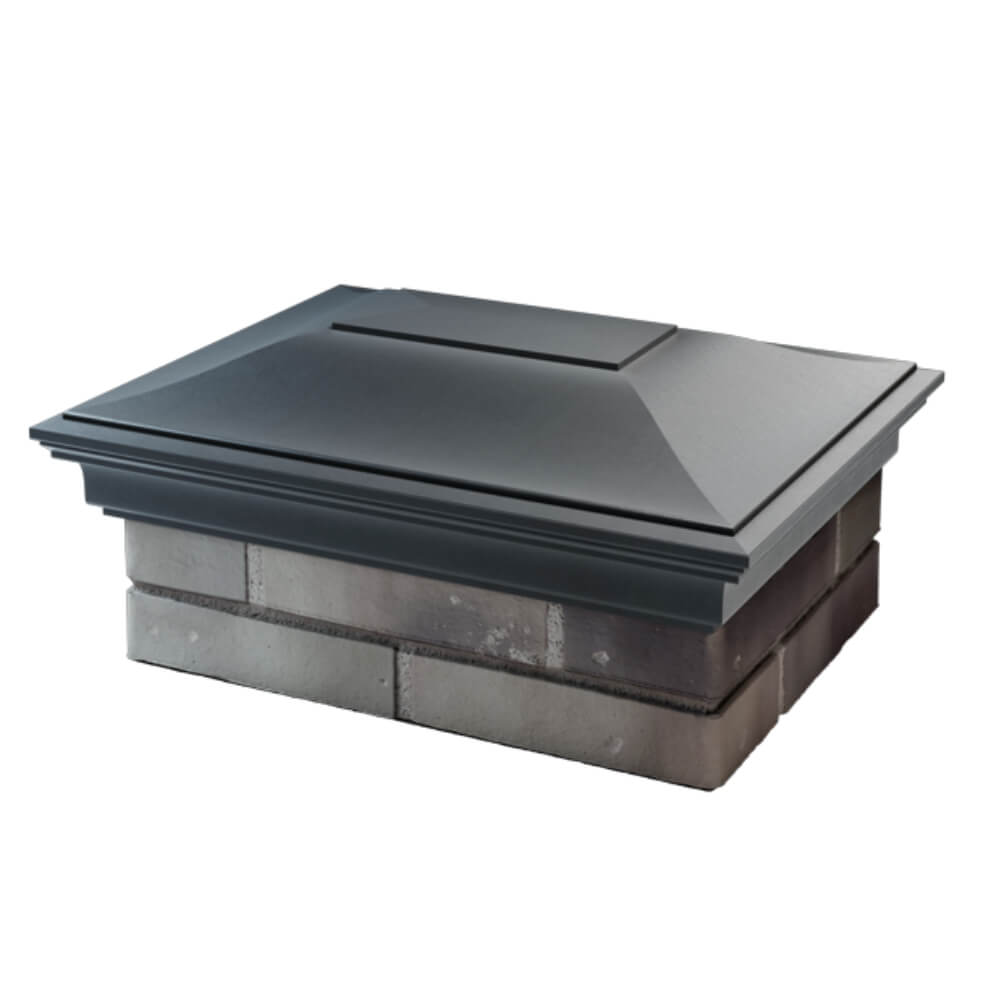 Колпак Zking Монблан Серый на столб 2х1.5 кирпича (515х385мм) в Архангельске фото