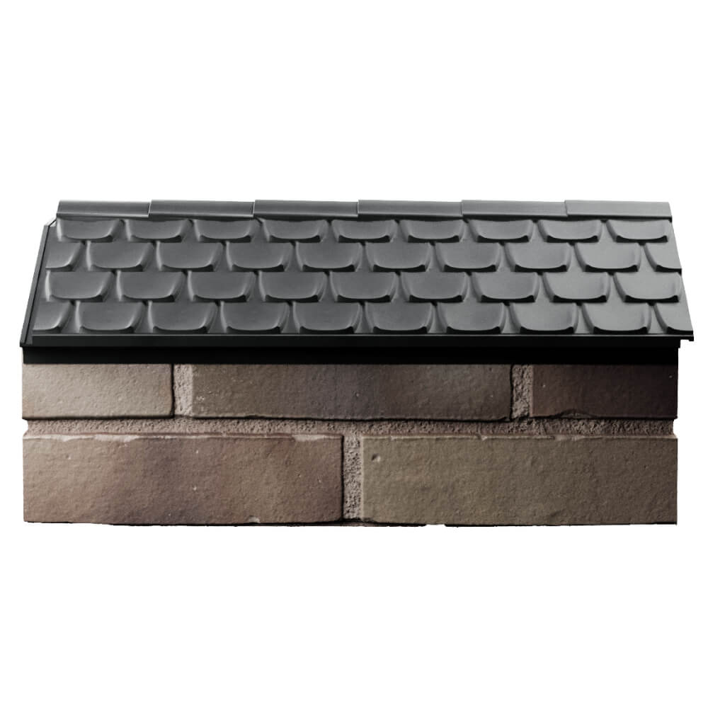 Парапет Zking Эльбрус Серый с посадкой на 1 кирпич (255мм) в Архангельске фото