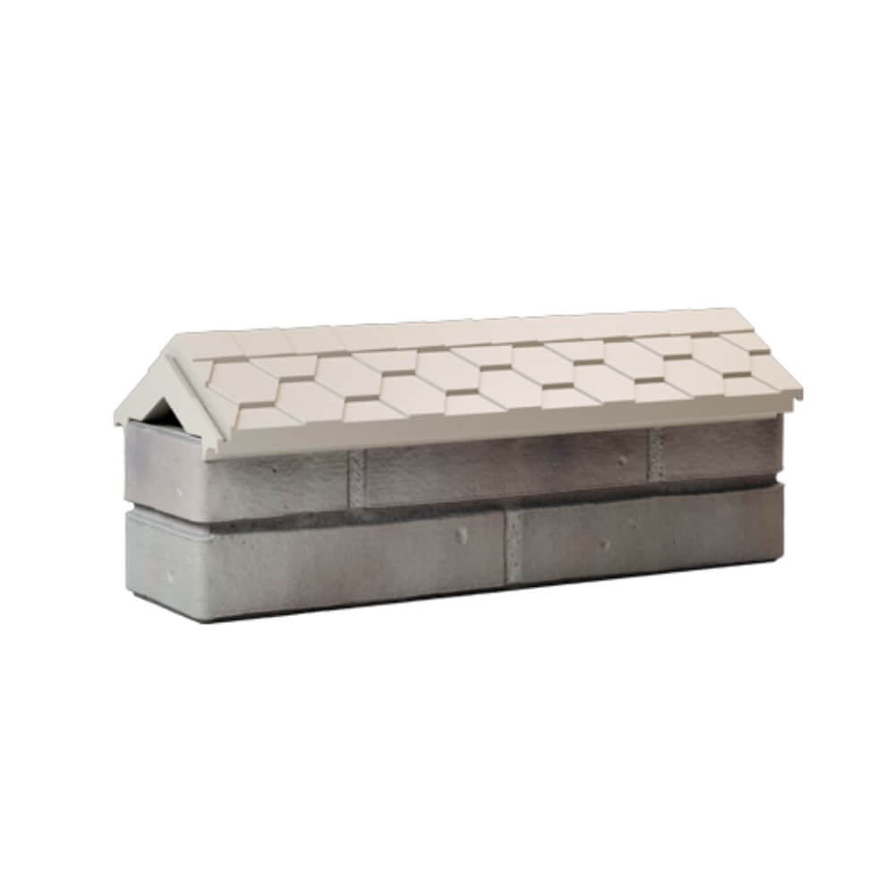 Парапет Zking Эверест Бежевый с посадкой на 0.5 кирпича (130мм) Архангельск фото