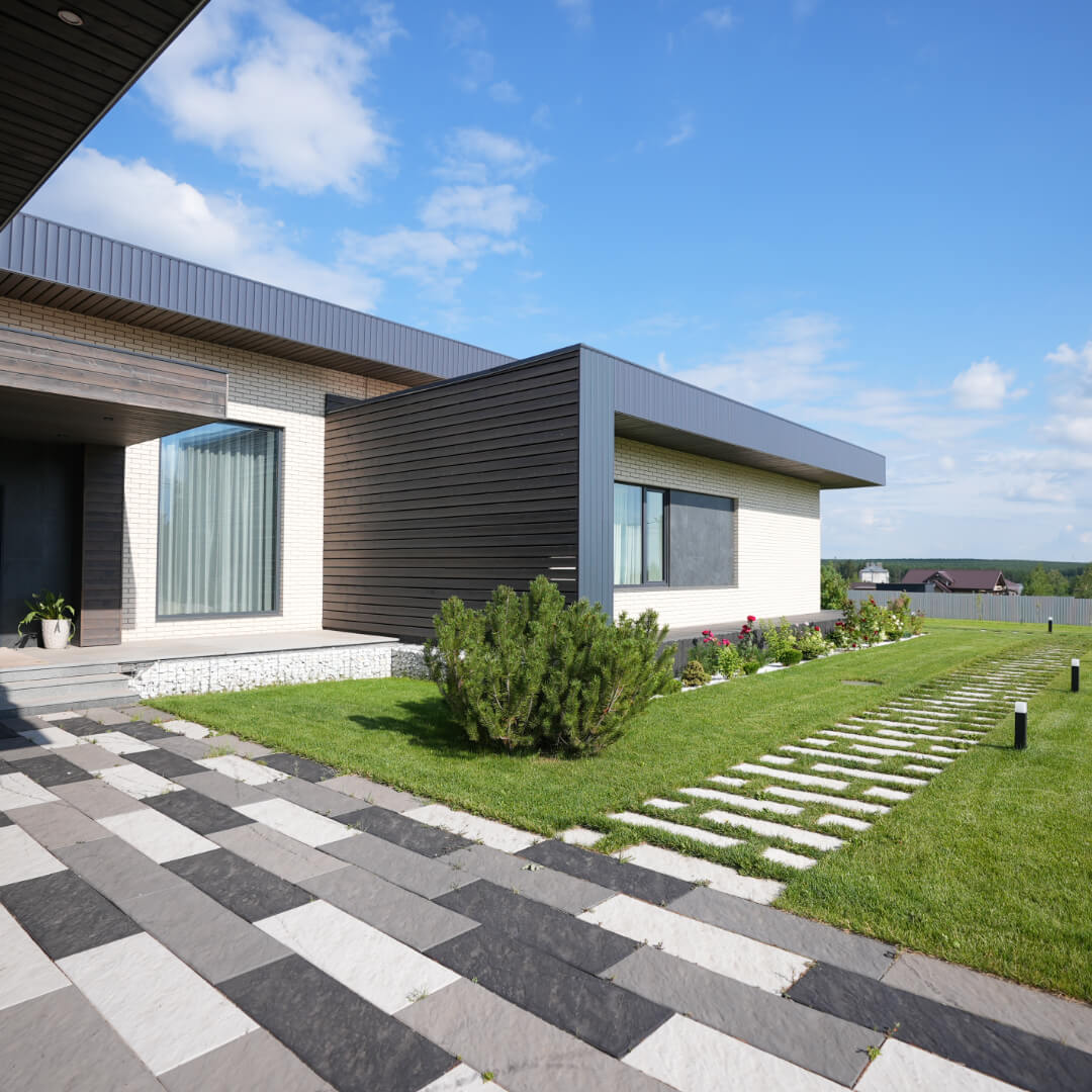 Шаговая плита STONE Светлая Галька 990х330х55мм в Архангельске фото