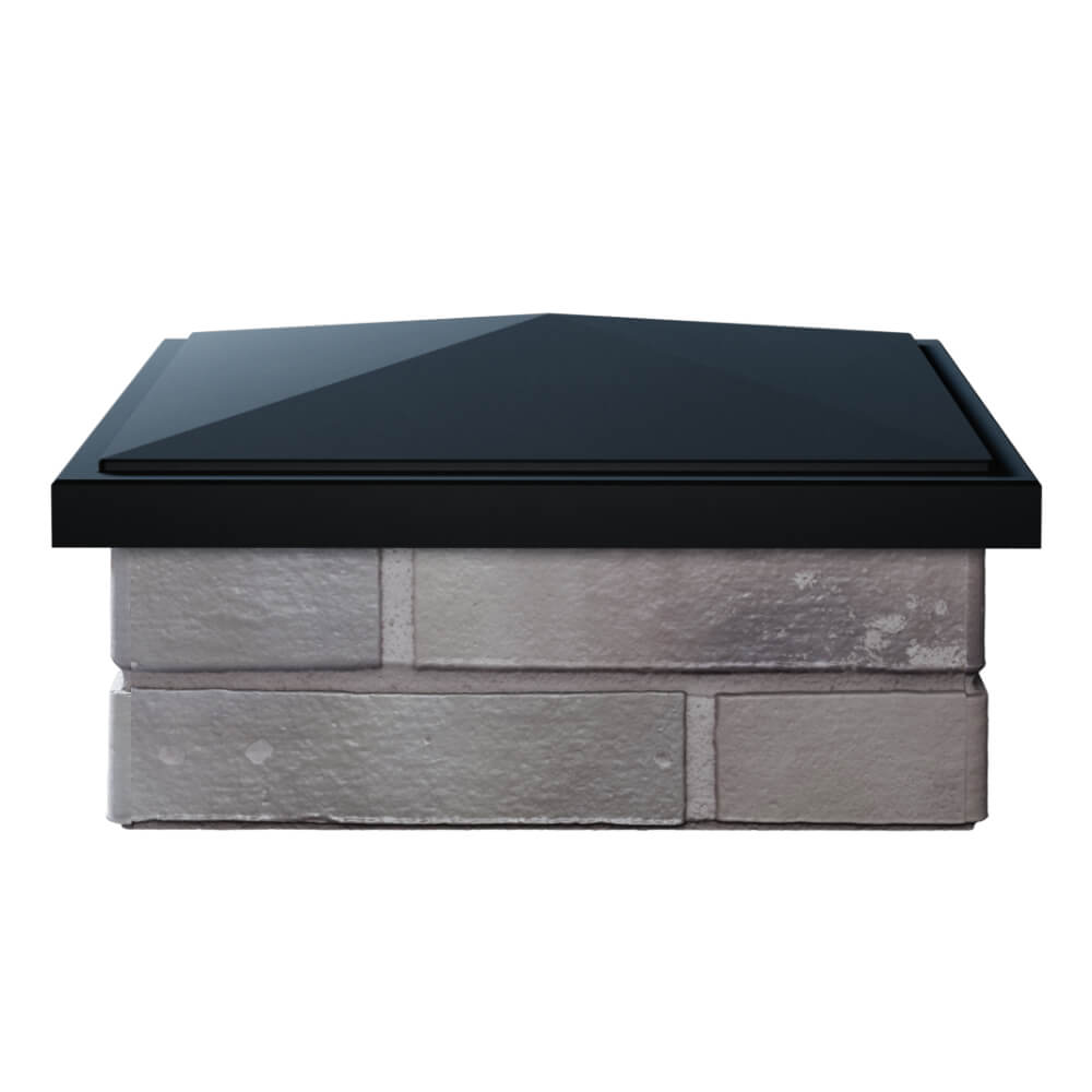 Колпак Zking БонаМоно Черный на столб 1.5х1.5 кирпича (385х385, 400х400мм) Архангельск фото