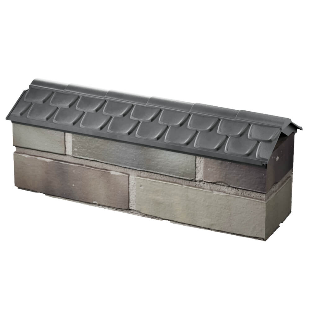 Парапет Zking Эльбрус Серый с посадкой на 0.5 кирпича (130мм) в Архангельске фото