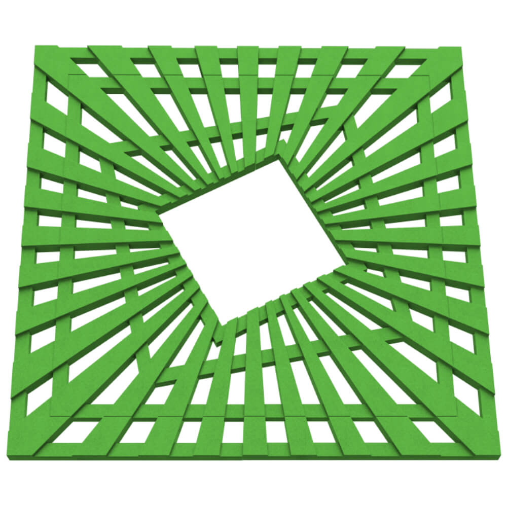 Приствольная решетка для дерева ZKING ATMOSPHERE 1.2х1.2м Зеленая в Архангельске фото