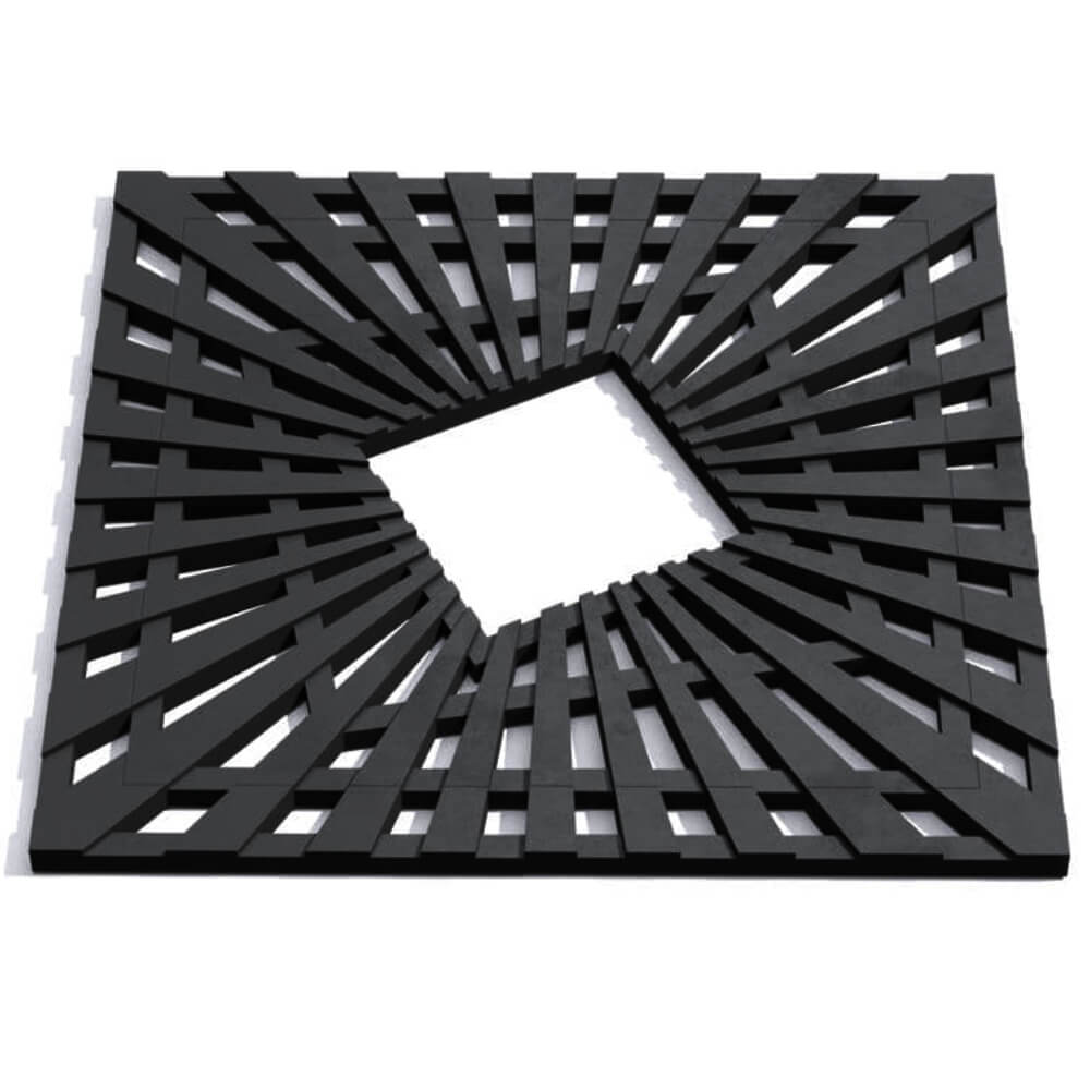 Приствольная решетка для дерева ZKING ATMOSPHERE 1.2х1.2м Черная Архангельск фото