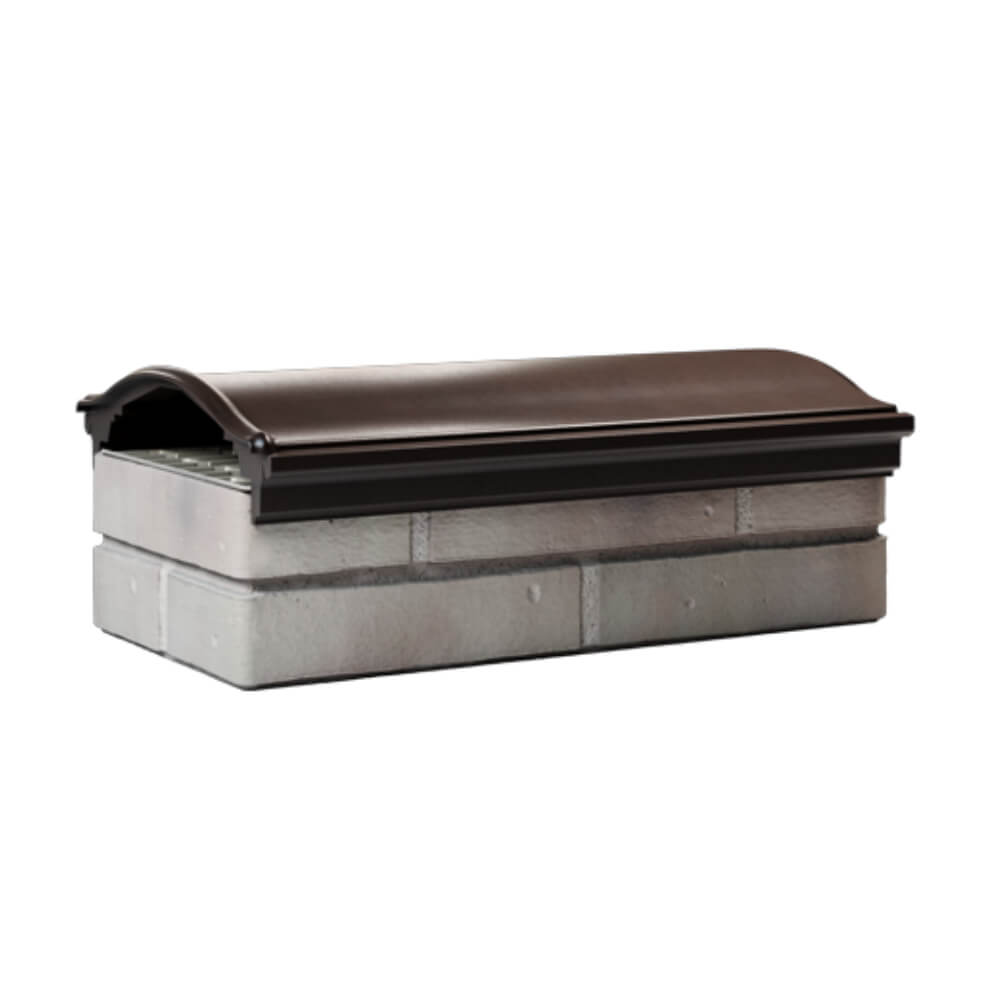 Парапет Zking Монблан Коричневый посадка на 1 кирпич (200/225/255мм) Архангельск фото