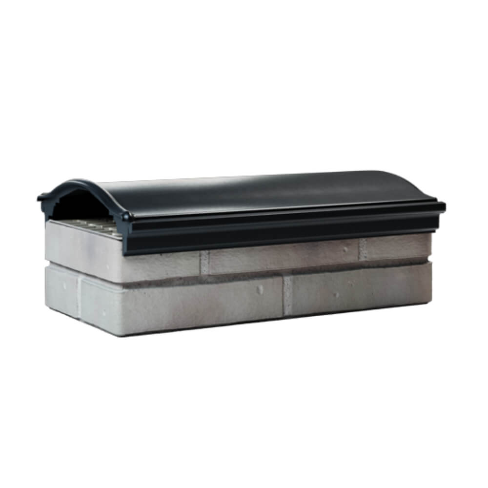 Парапет Zking Монблан Черный посадка на 1 кирпич (200/225/255мм) Архангельск фото