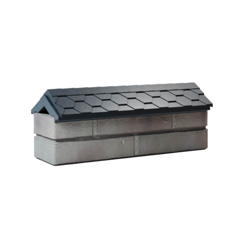 Парапет Zking Эверест Серый с посадкой на 0.5 кирпича (130мм) Архангельск фото