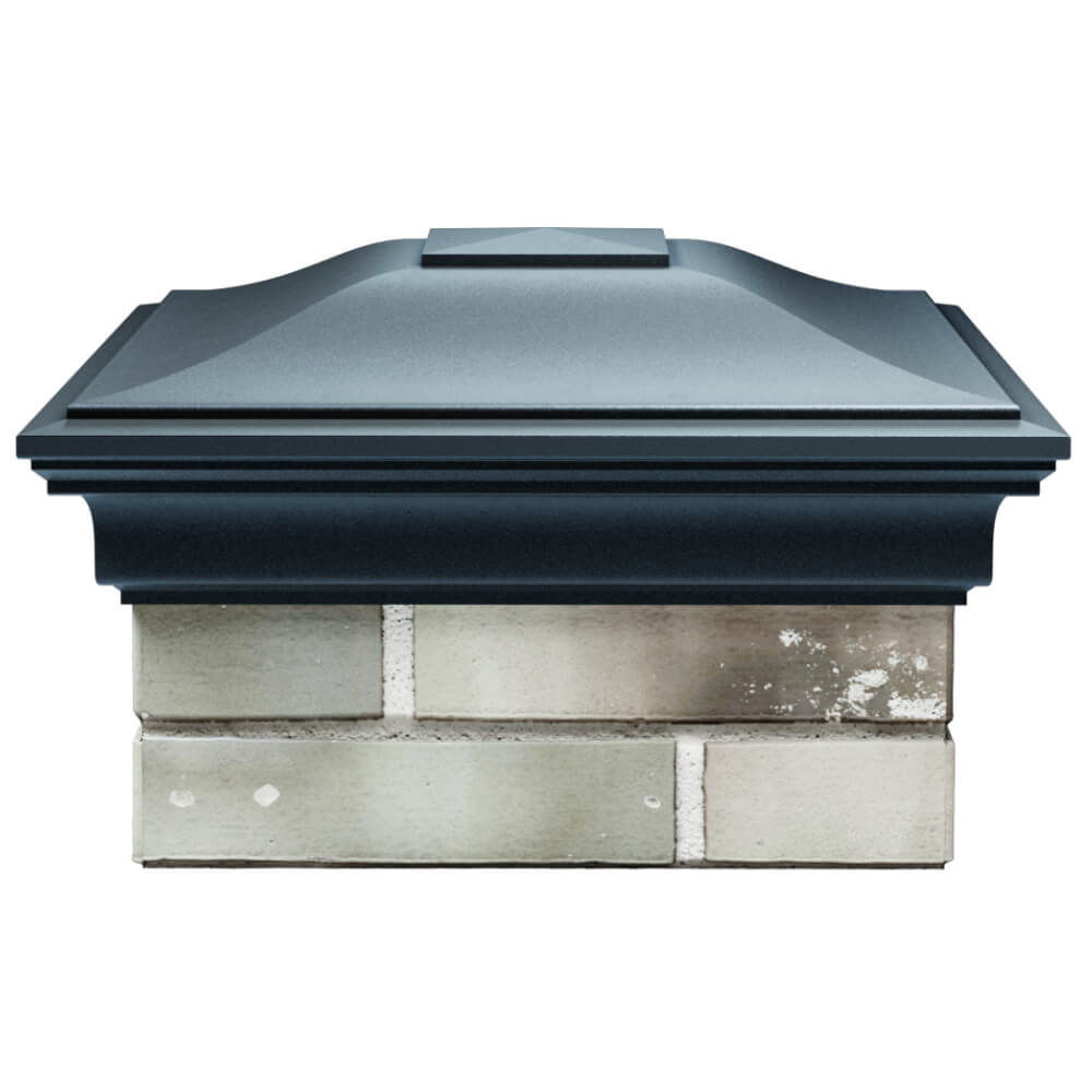 Колпак Zking Монблан Серый на столб 1.5х1.5 кирпича (385х385мм) Архангельск фото