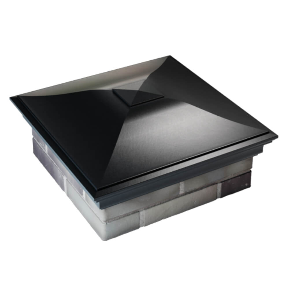 Колпак Zking Монблан Черный на столб 2х2 кирпича (515х515мм) Архангельск фото