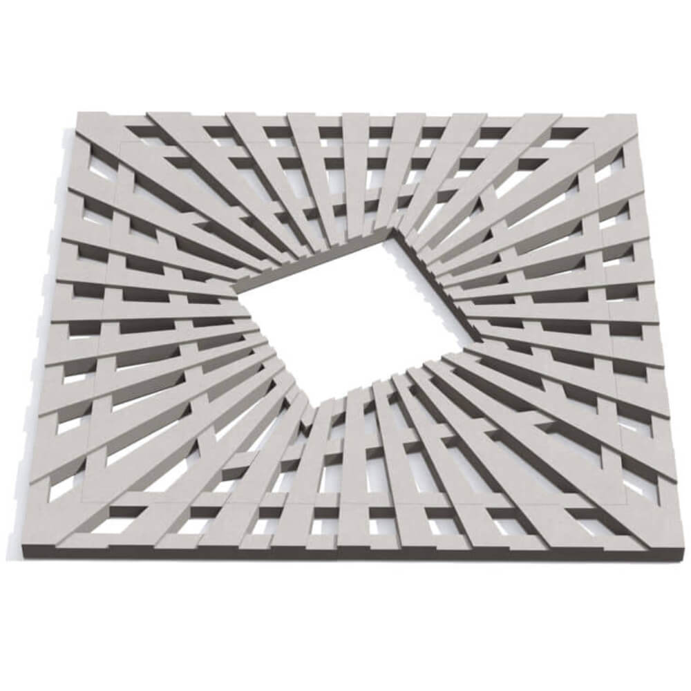 Приствольная решетка для дерева ZKING ATMOSPHERE 1.2х1.2м Бежевая Архангельск фото