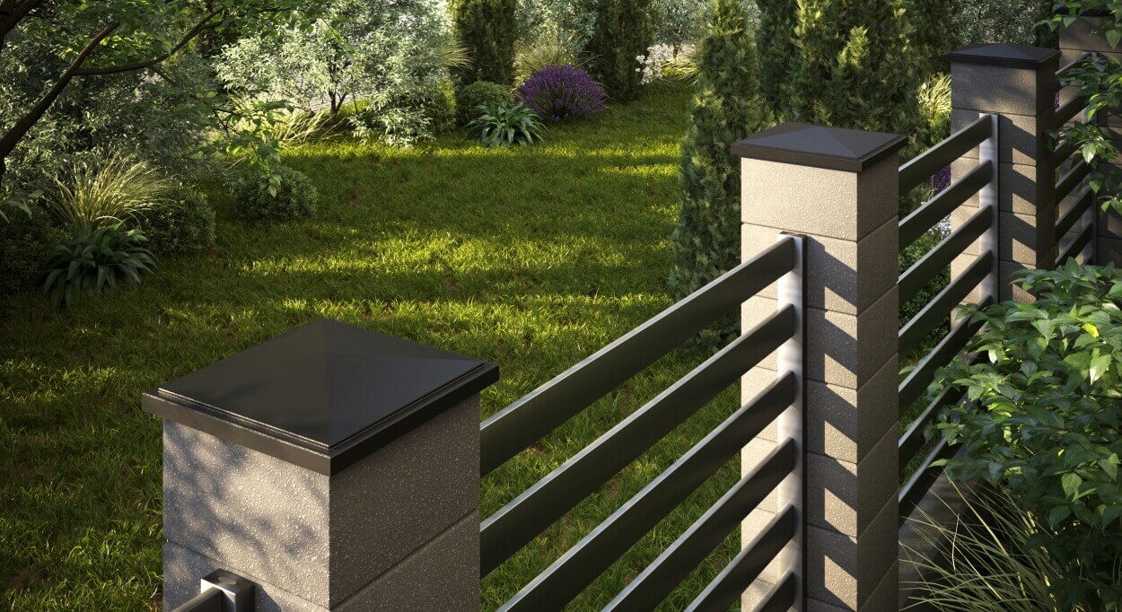 Колпак Zking БонаМоно Коричневый на столб 1.5х1.5 кирпича (385х385, 400х400мм) в Архангельске фото