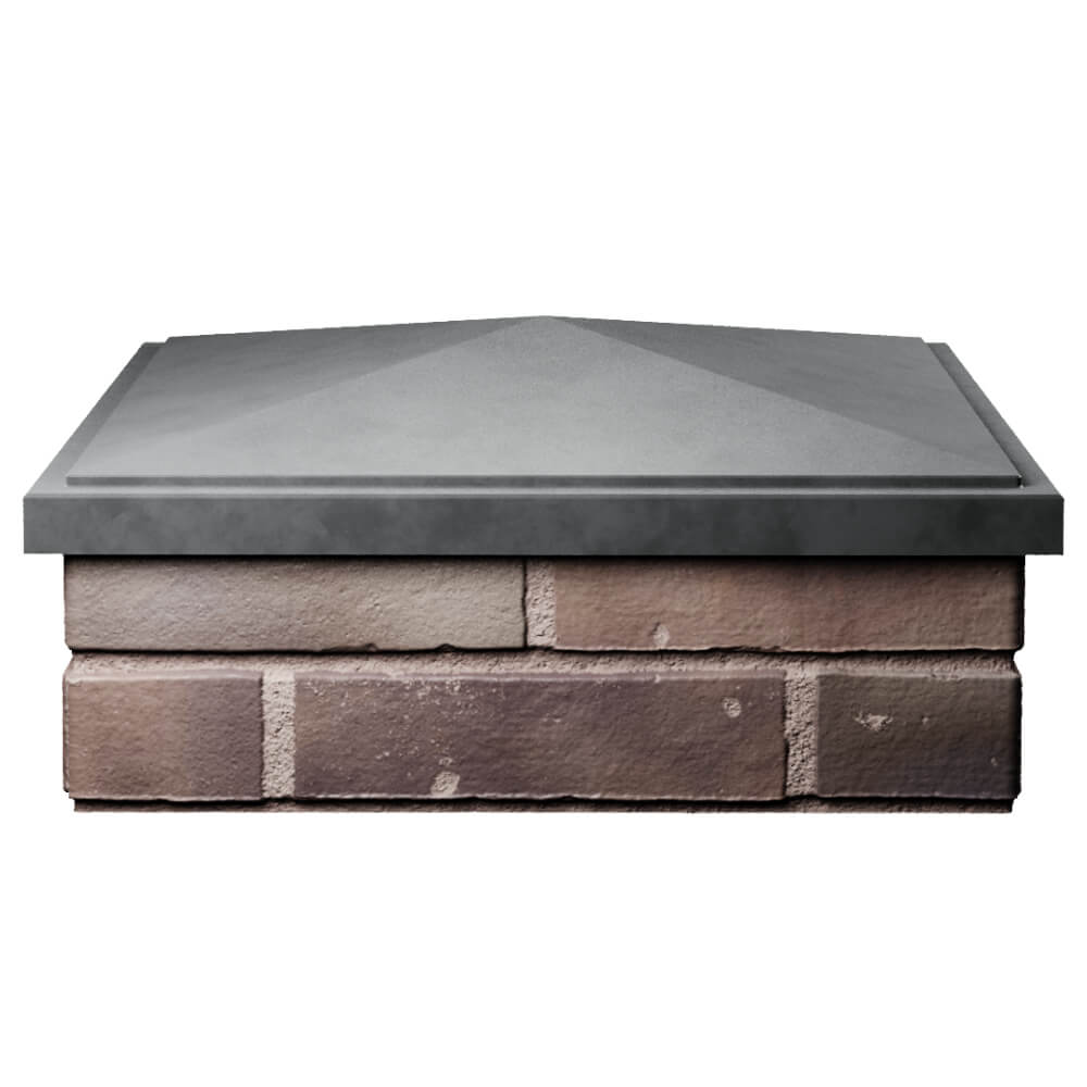 Колпак Zking БонаМоно Серый на столб 2х2 кирпича (515х515, 530х530мм) Архангельск фото