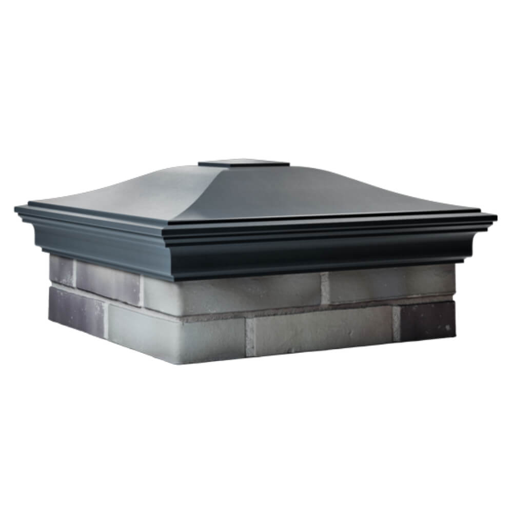 Колпак Zking Монблан Серый на столб 2х2 кирпича (515х515мм) в Архангельске фото