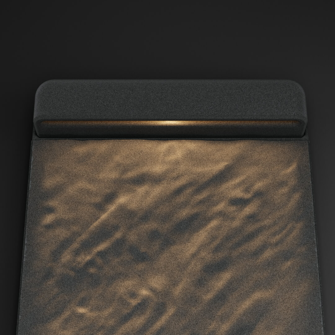 LED Светильник для шаговой плиты STONE Графитовый Серый 330х75х98мм в Архангельске фото