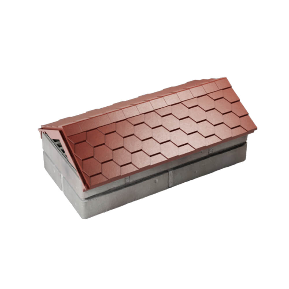 Парапет Zking Эверест Красный с посадкой на 1 кирпич (200/225/255мм) в Архангельске фото