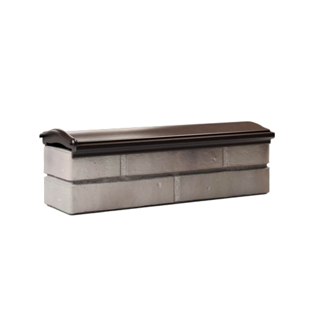 Парапет Zking Монблан Коричневый посадка на 0.5 кирпича (130мм) Архангельск фото