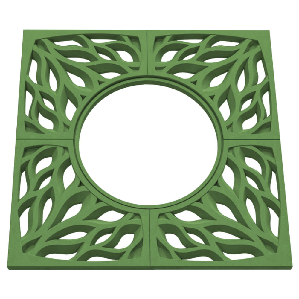 Приствольная решетка для дерева ZKING CRUST 1.2х1.2м Зеленая в Архангельске фото