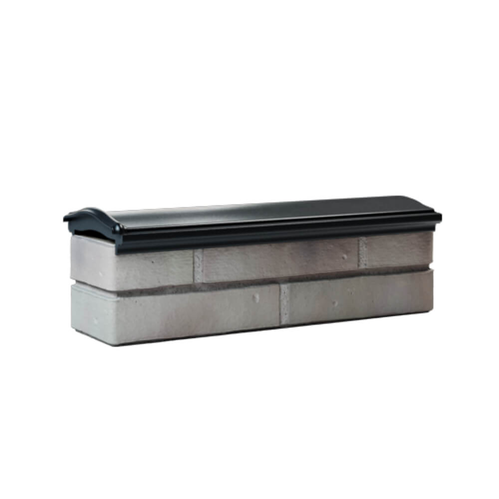 Парапет Zking Монблан Черный посадка на 0.5 кирпича (130мм) Архангельск фото