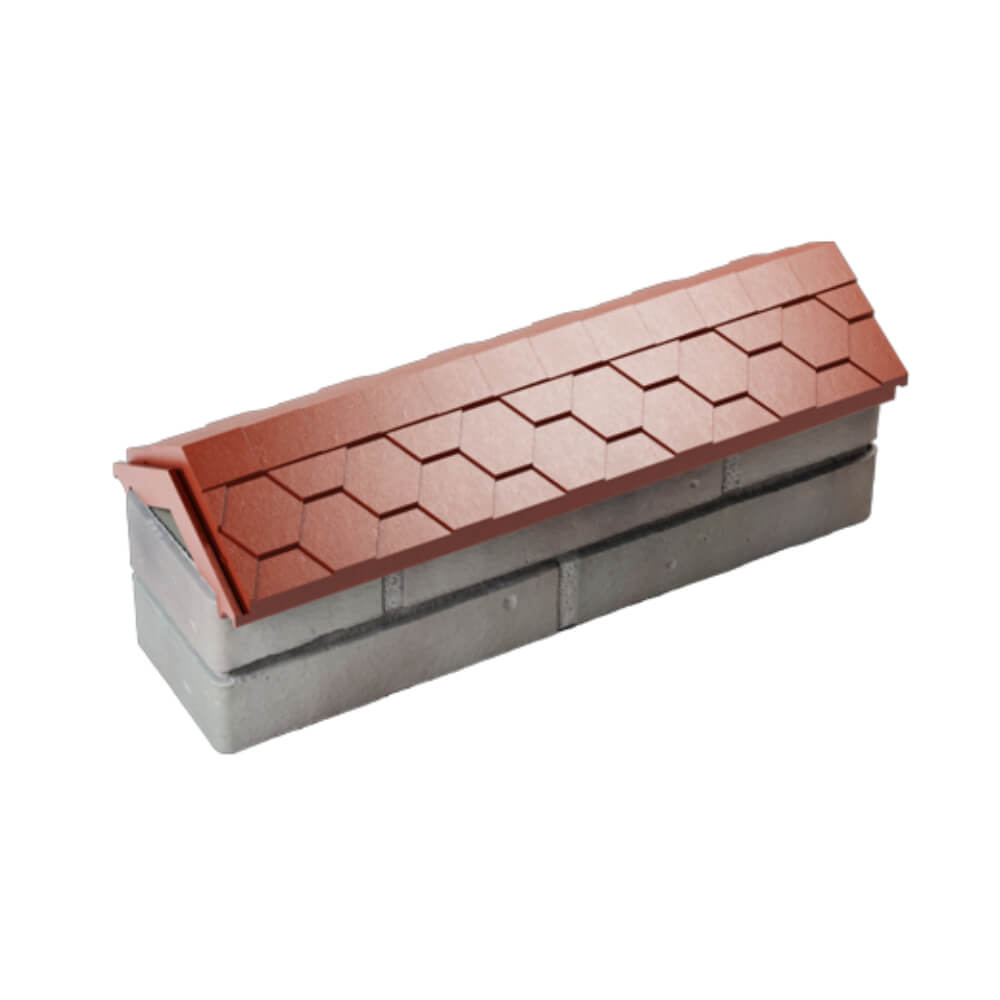 Парапет Zking Эверест Красный с посадкой на 0.5 кирпича (130мм) в Архангельске фото