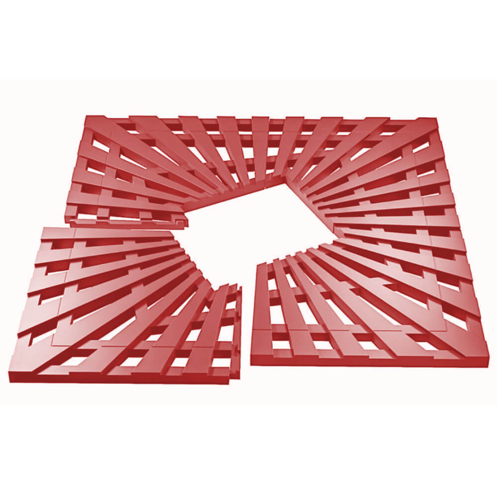 Приствольная решетка для дерева ZKING ATMOSPHERE 1.2х1.2м Красная в Архангельске фото