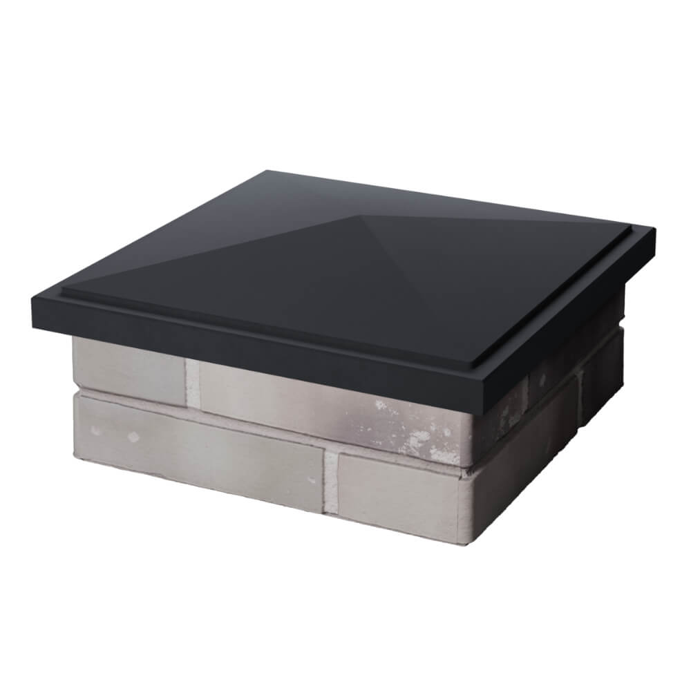 Колпак Zking БонаМоно Серый на столб 1.5х1.5 кирпича (385х385, 400х400мм) в Архангельске фото