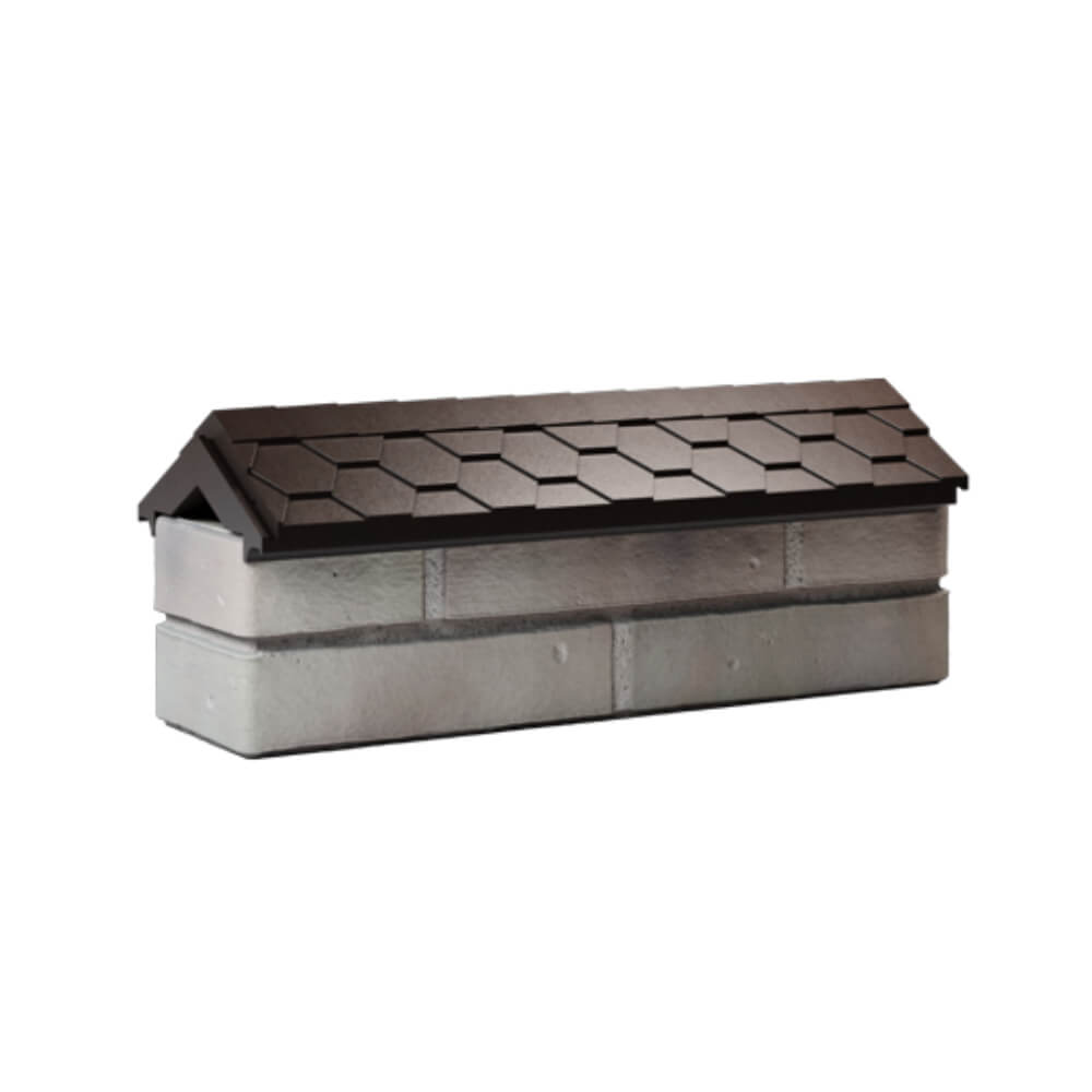 Парапет Zking Эверест Коричневый с посадкой на 0.5 кирпича (130мм) Архангельск фото