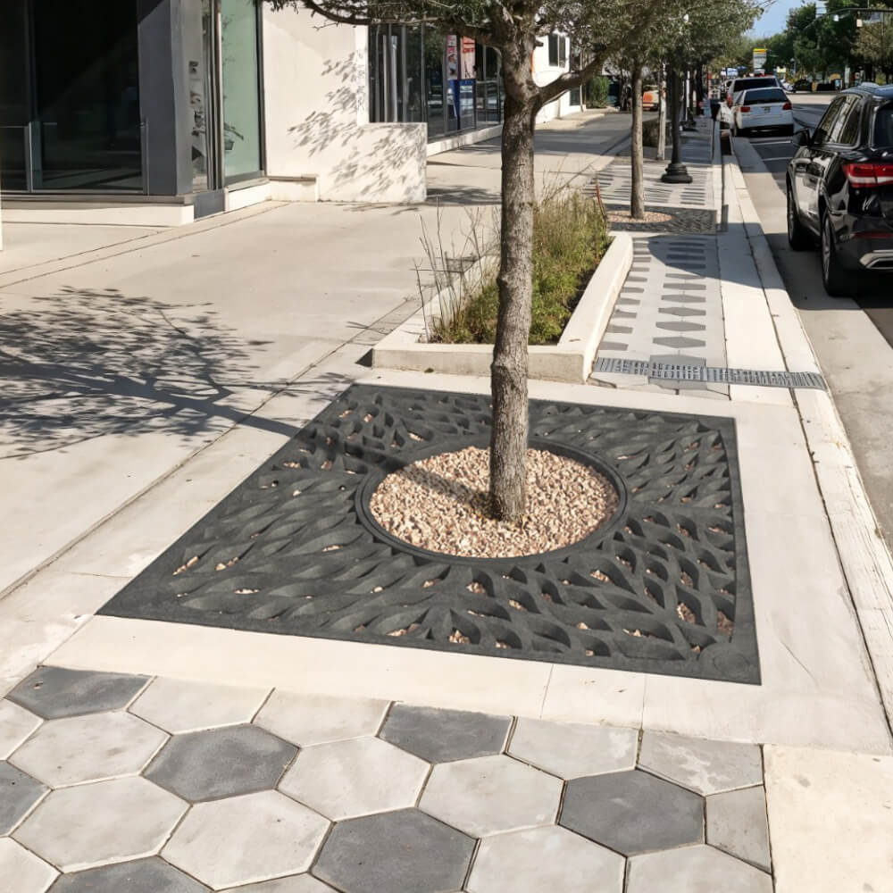 Приствольная решетка для дерева ZKING CRUST 2х2м Черная в Архангельске фото