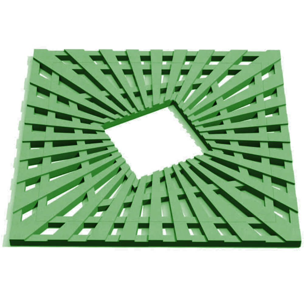 Приствольная решетка для дерева ZKING ATMOSPHERE 1.2х1.2м Зеленая Архангельск фото